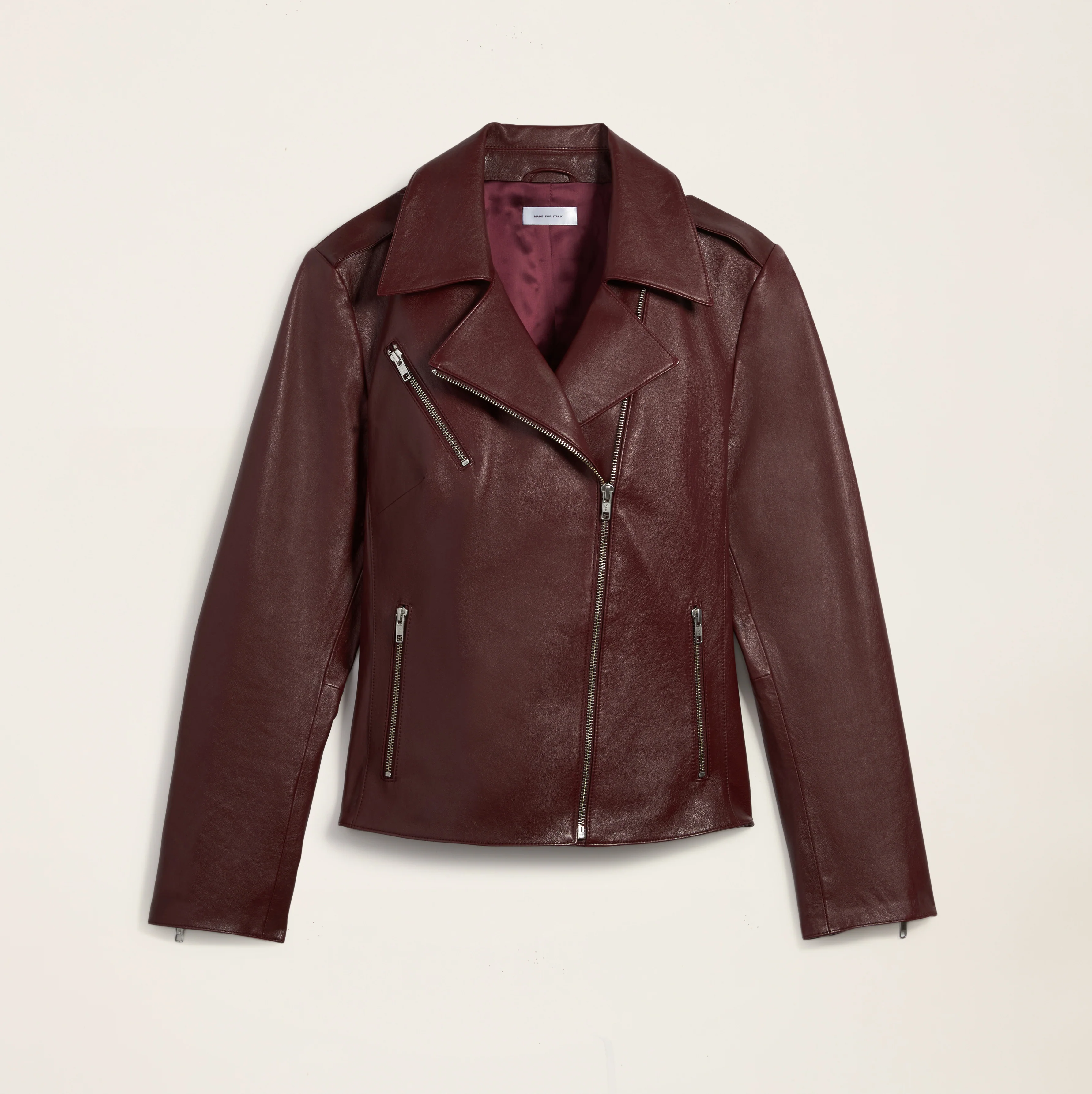 Lou Lightweight Lambskin Leather Jacket - Image 6