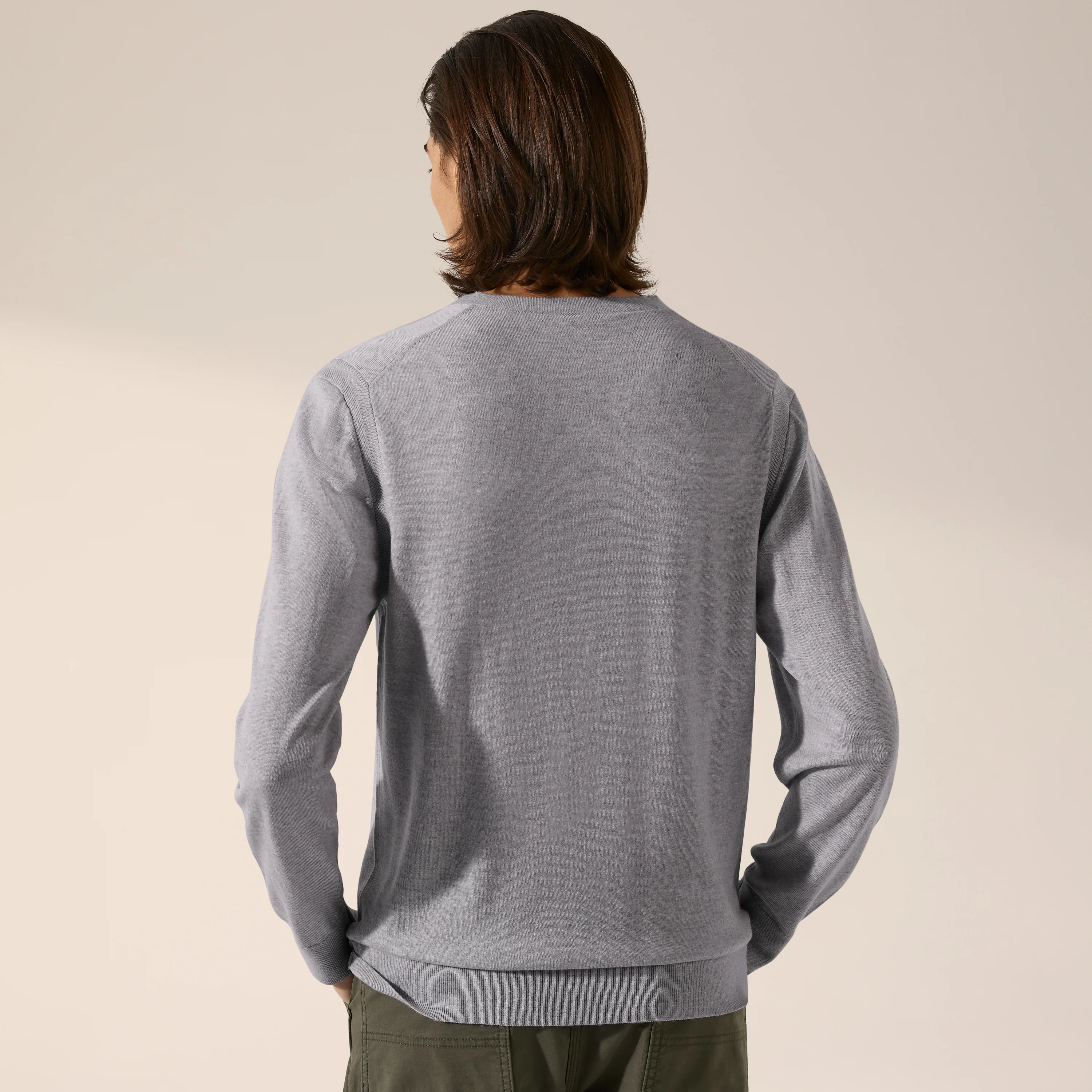 Cole Merino Lightweight V-Neck Sweater - Image 2