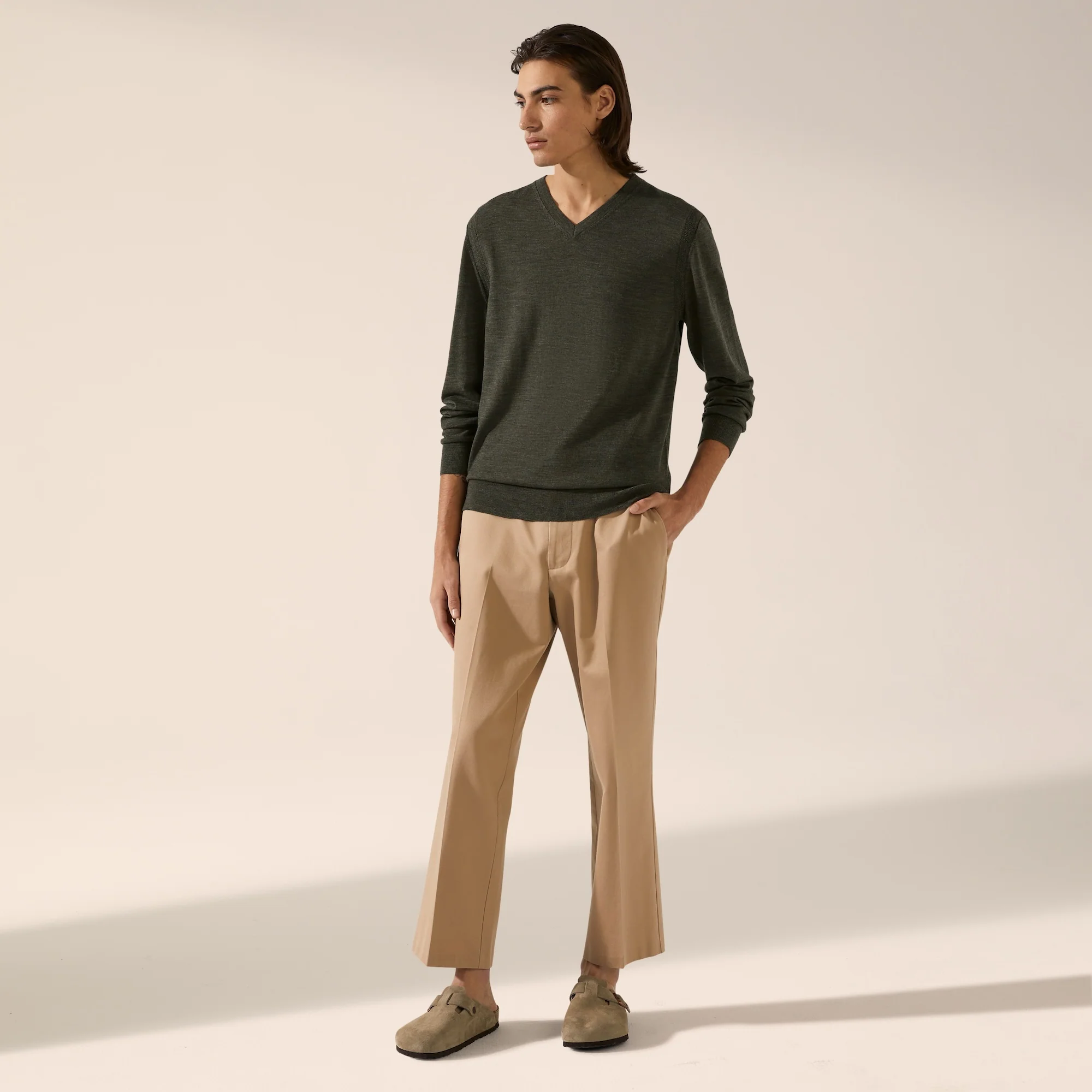 Cole Merino Lightweight V-Neck Sweater - Image 21