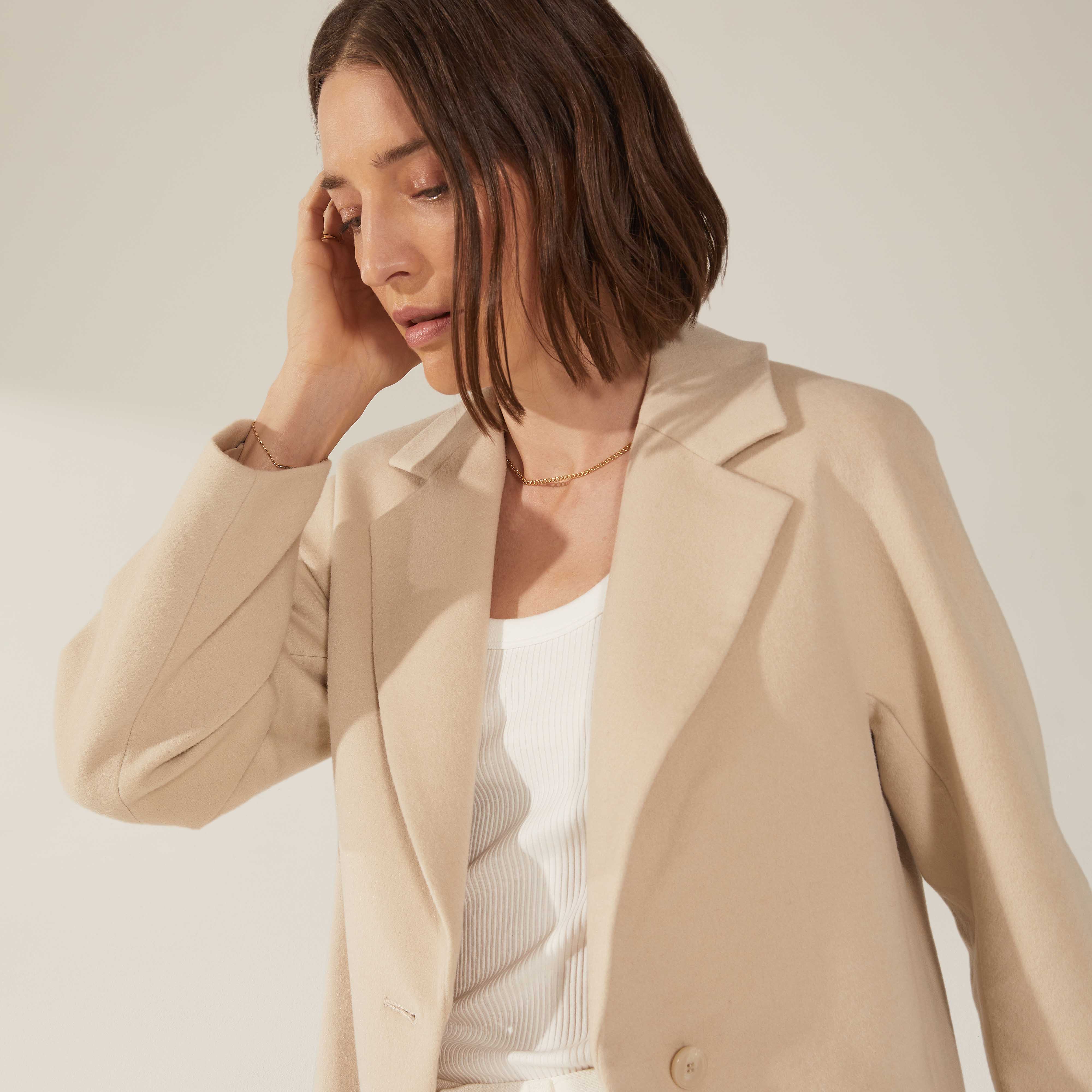 Risa Cashmere-Wool Button Down Coat - Image 12