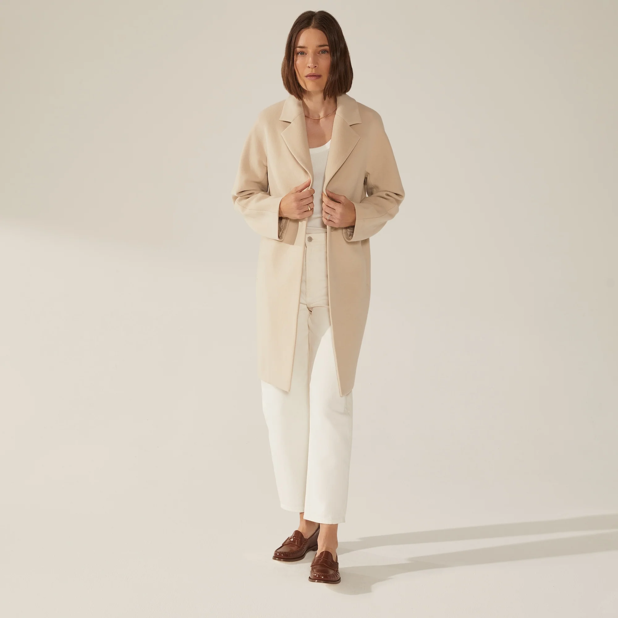 Risa Cashmere-Wool Button Down Coat - Image 13