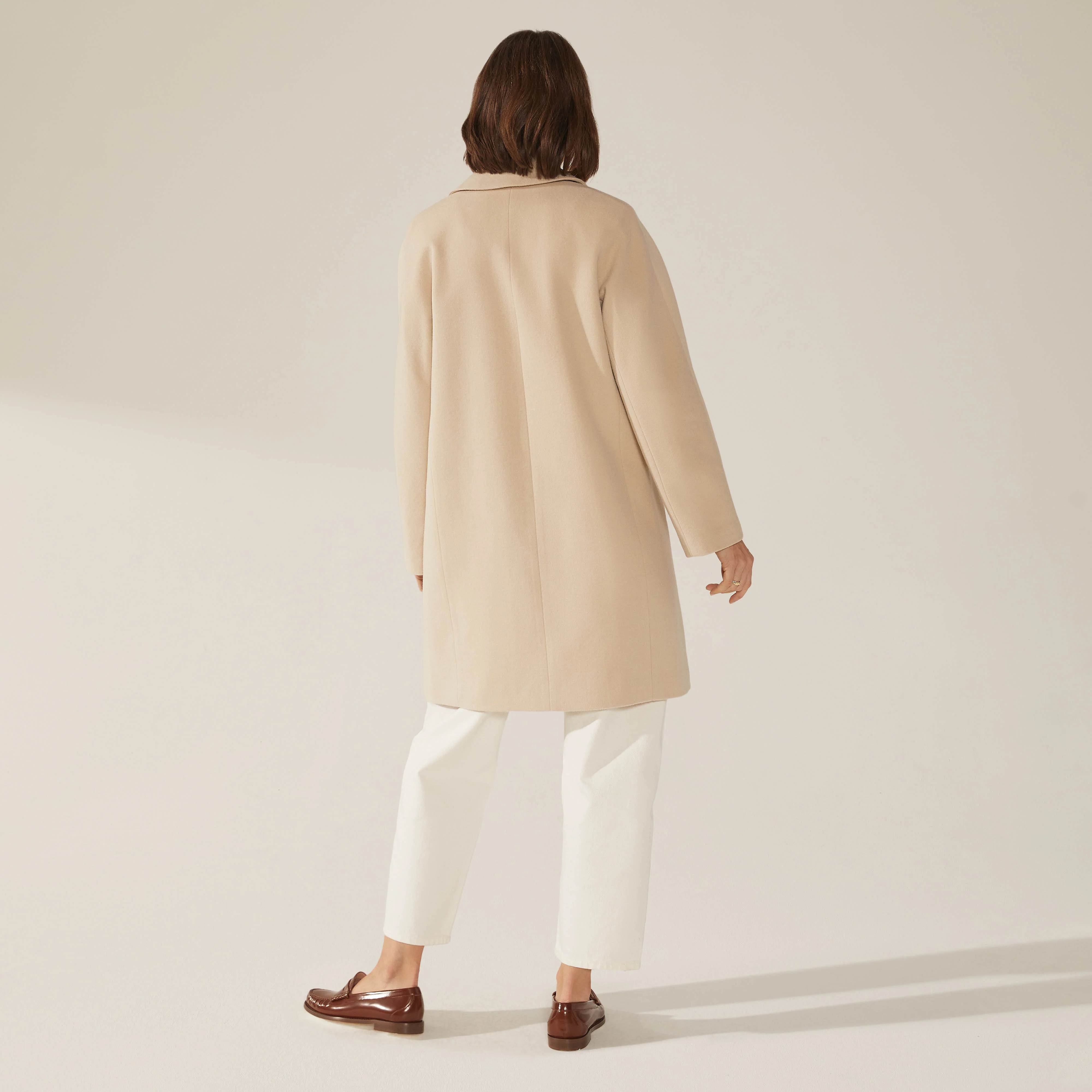 Risa Cashmere-Wool Button Down Coat - Image 8