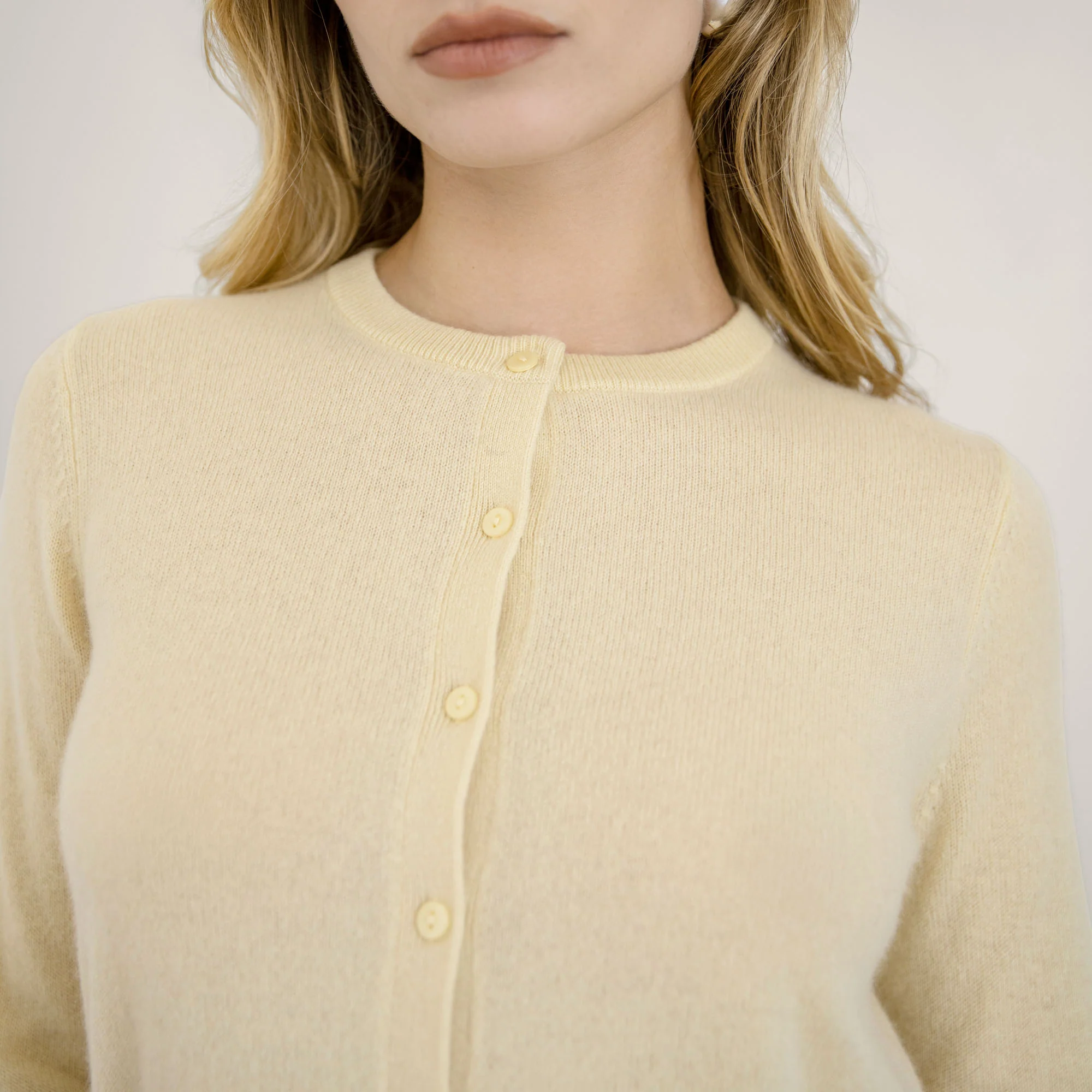 Sadie Cashmere Crew Cardigan - Image 15