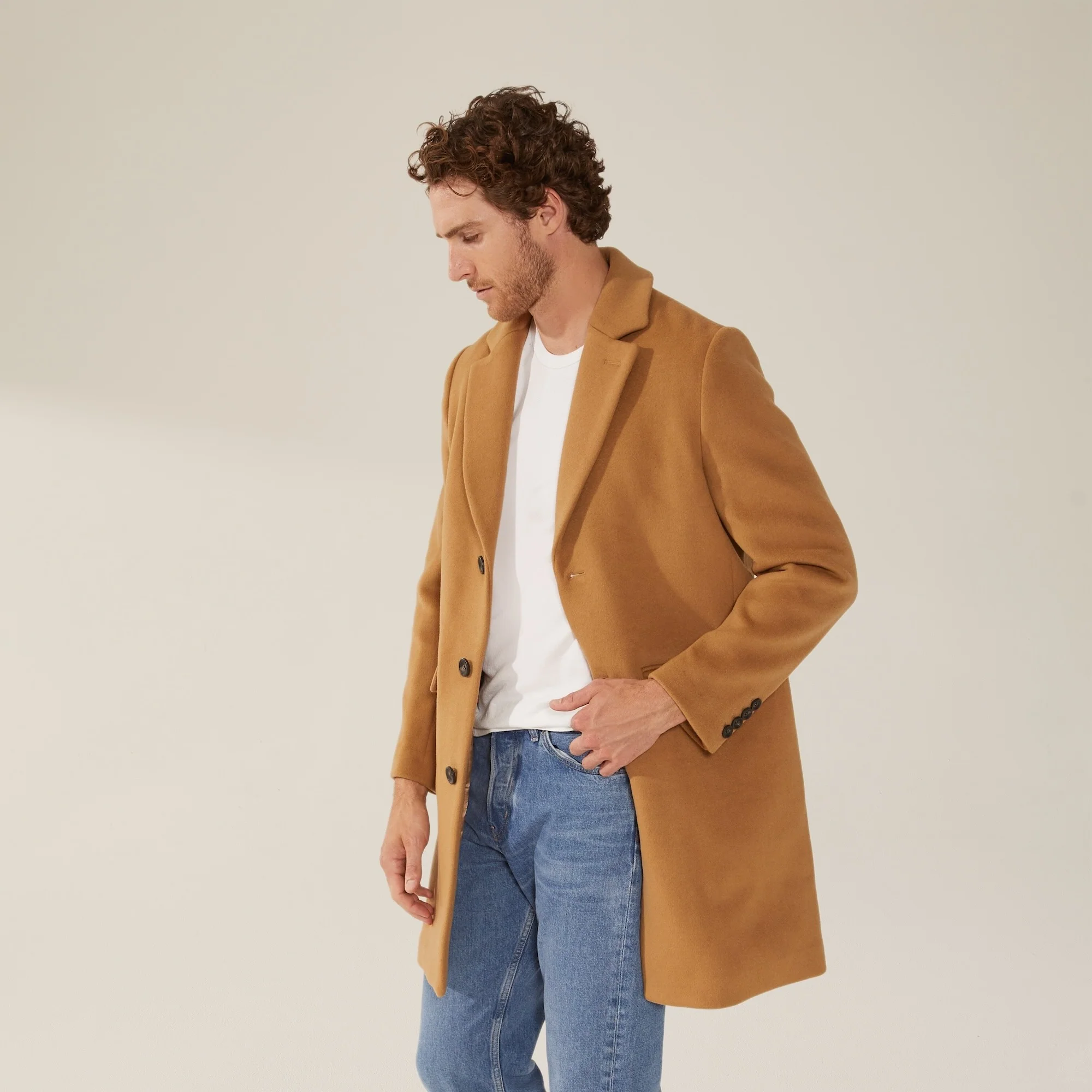 Elias Cashmere-Wool Car Coat - Image 17