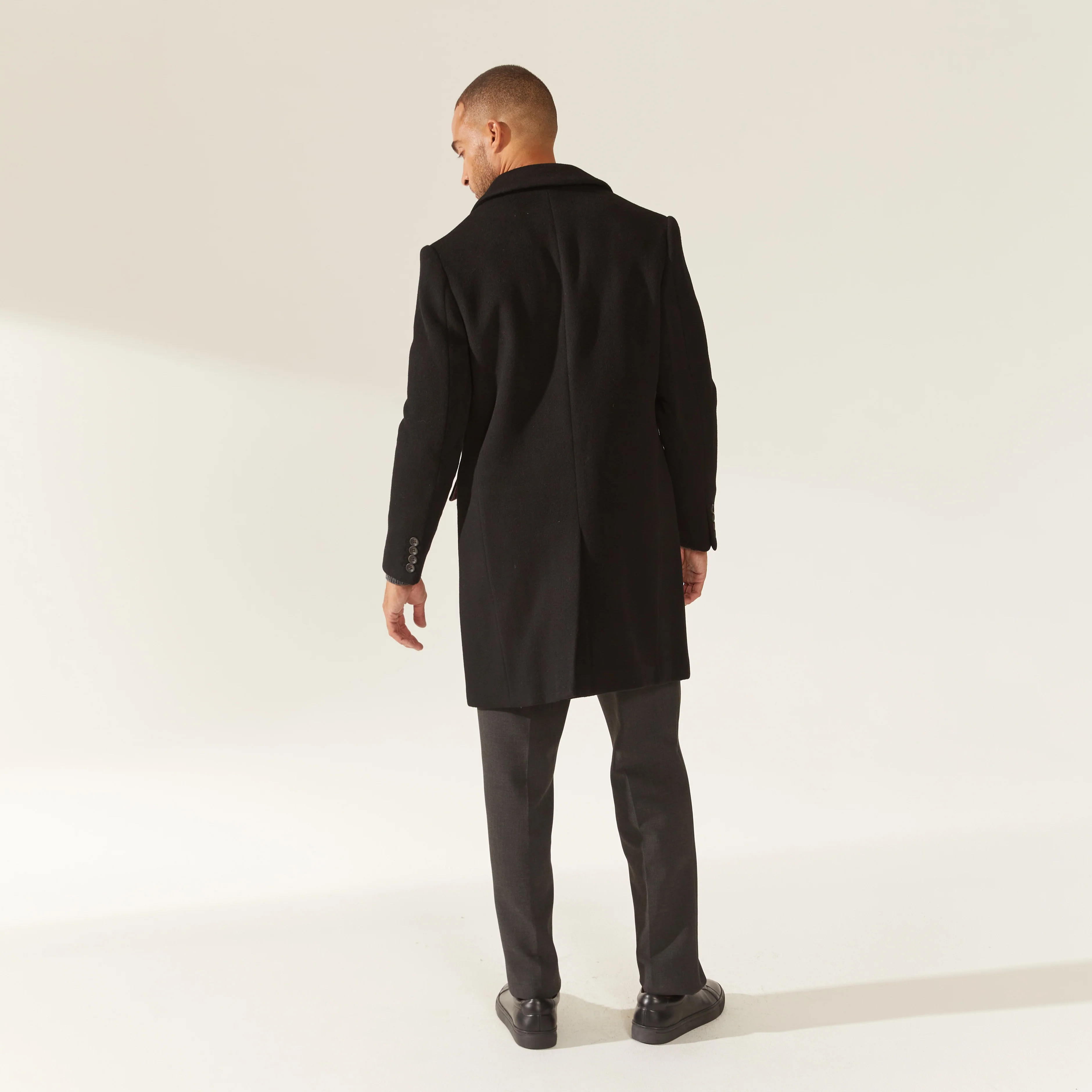 Elias Cashmere-Wool Car Coat - Image 4